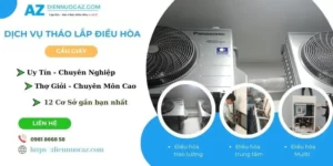 Dịch vụ tháo lắp điều hòa tại quận Cầu Giấy
