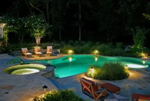 Thi công đèn led sân vườn