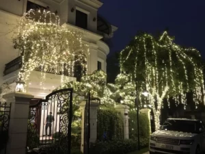 Lắp đèn led cây xanh tại Vinhomes