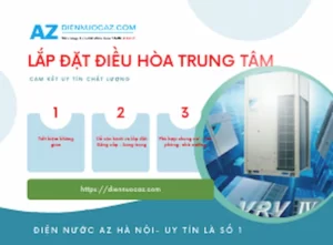 Lắp đặt điều hòa trung tâm tại Hà Nội