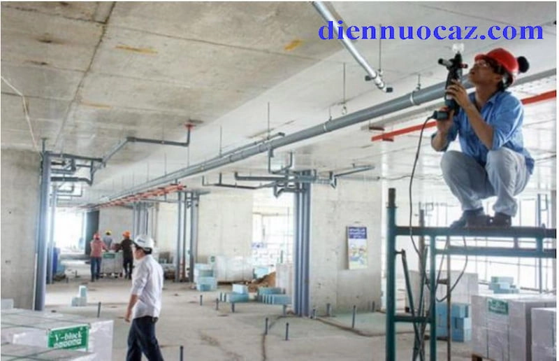 Lắp đặt, sửa chữa điện nước nhà biệt thự thi công điện nước chung cư