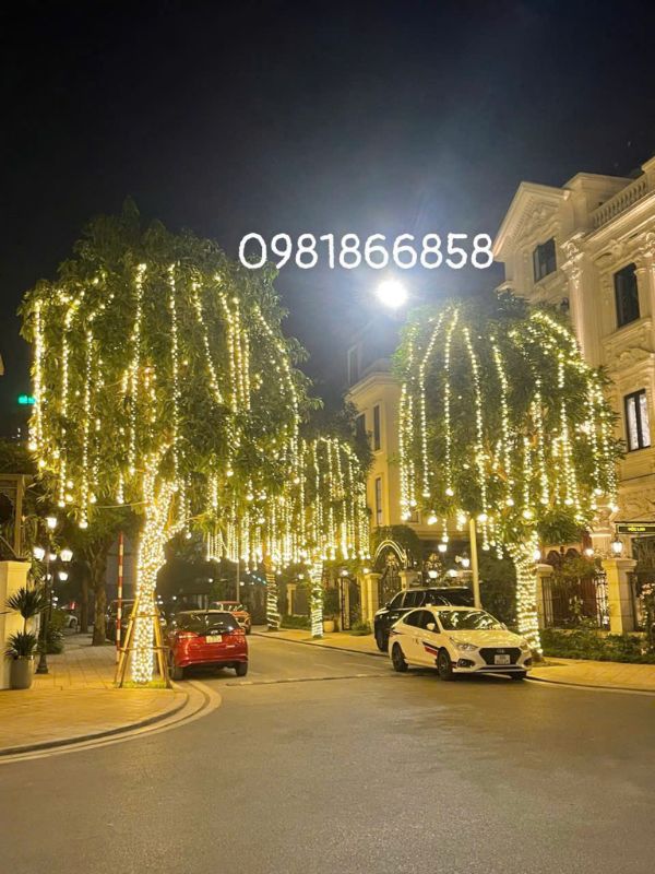 Trang Trí Đèn LED Cho Cây Ngoài Trời Các dự án từ villa đến không gian công cộng